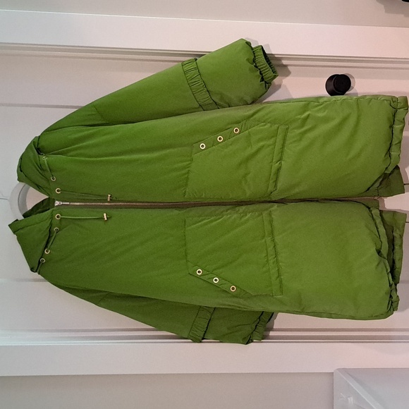 NWT Oversized Statement Hooded Puffer Jacket (Olive Green) - Lattelier - Picture 10 of 13